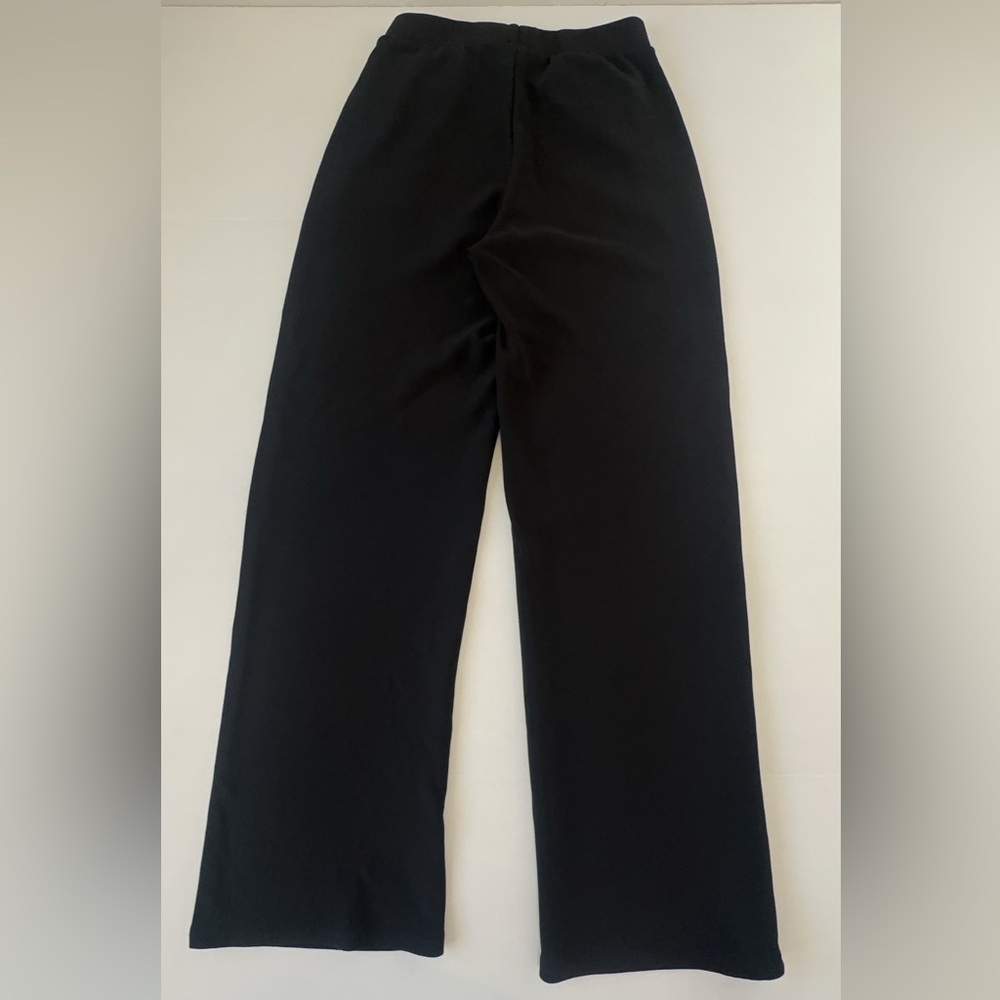 A4 Sports Black Pants with Gold Buttons Women’s Size L – Stretch Dressy Trouser - Picture 2 of 10